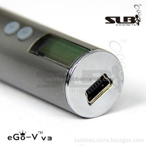 E-cigarette mod ego-v v3 starter kit 1300mah